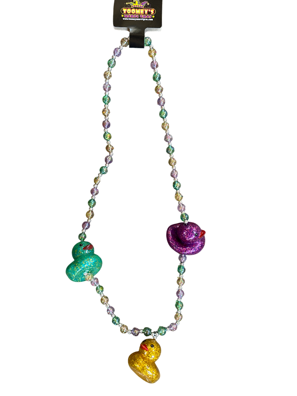 42" Glitter Duck Bead