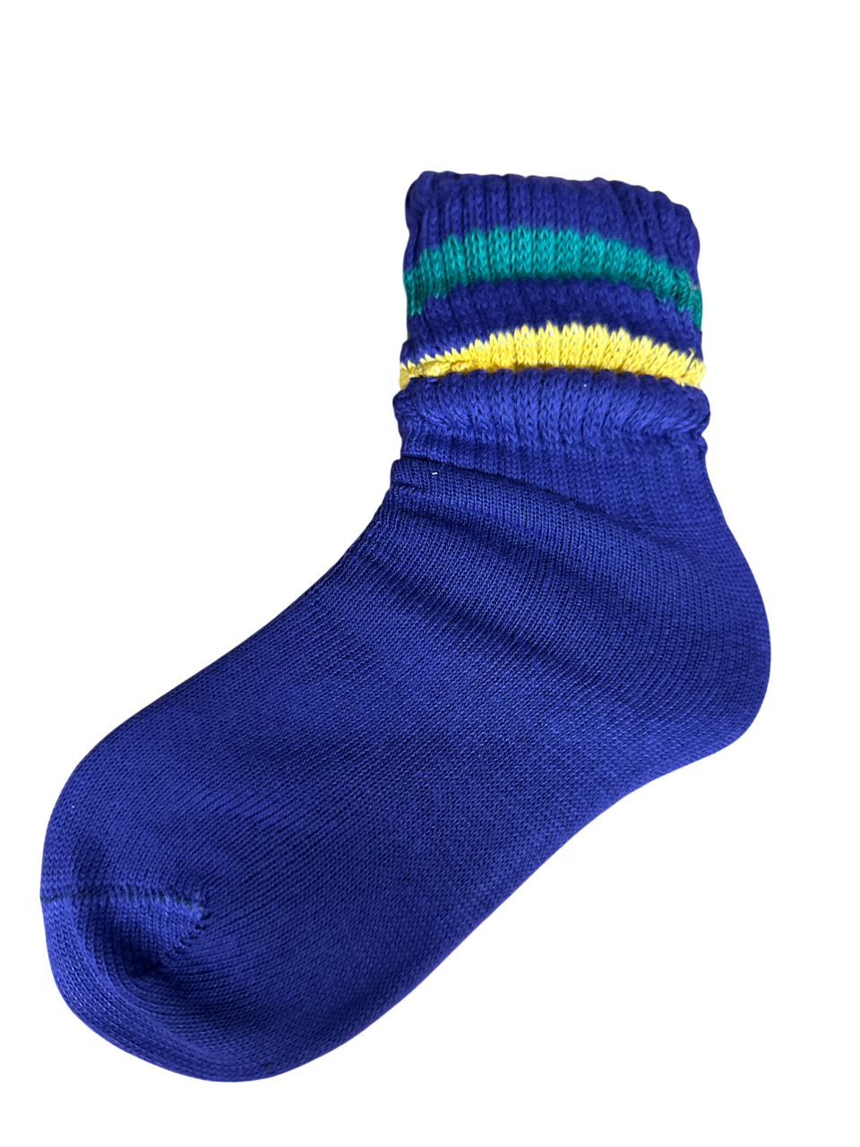 Mardi Gras Purple Stripe Slouch Socks