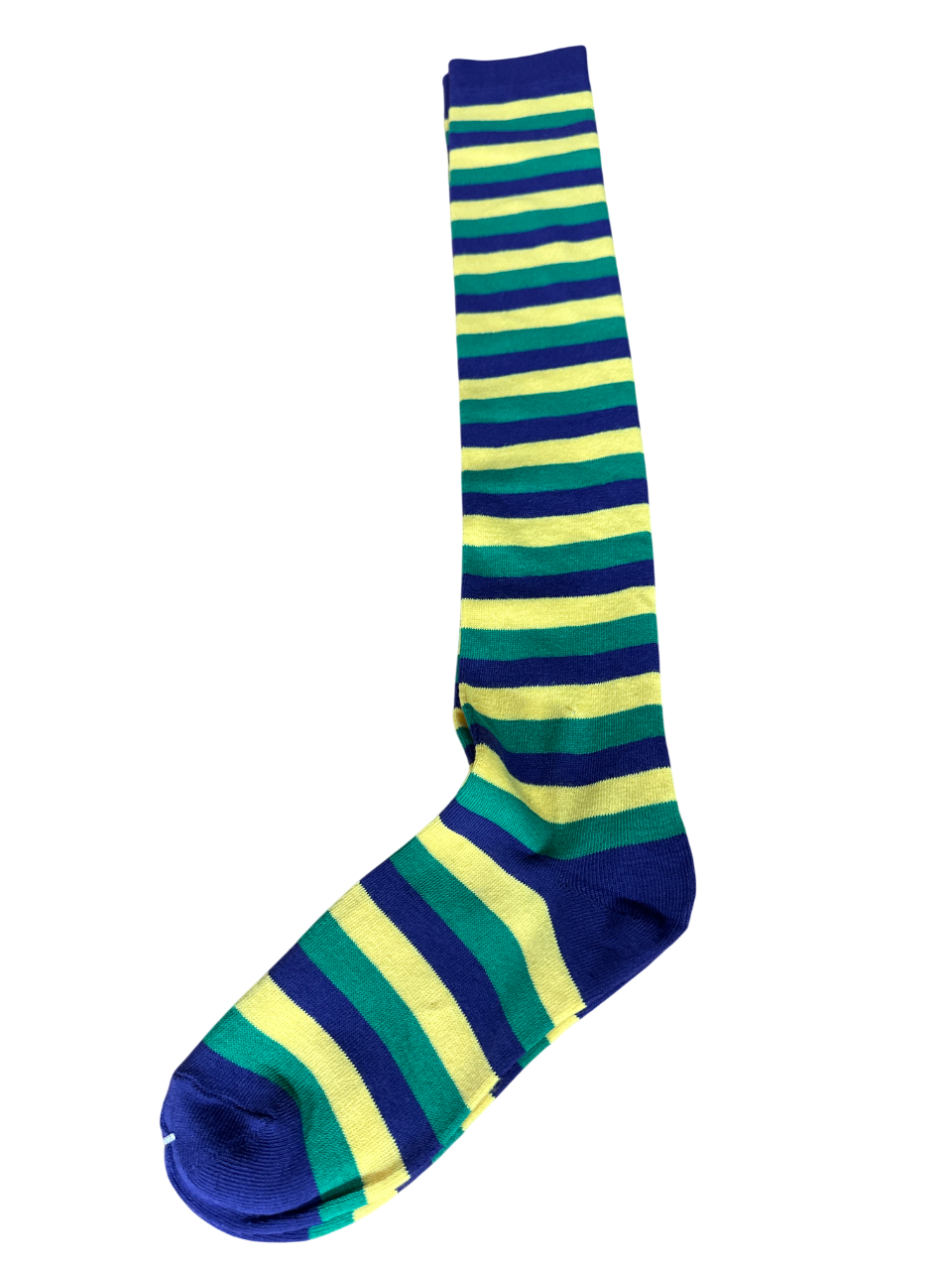 Knee High Mardi Gras Striped Socks