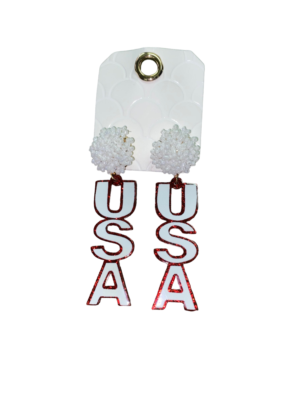 USA Resin/Cluster Earrings