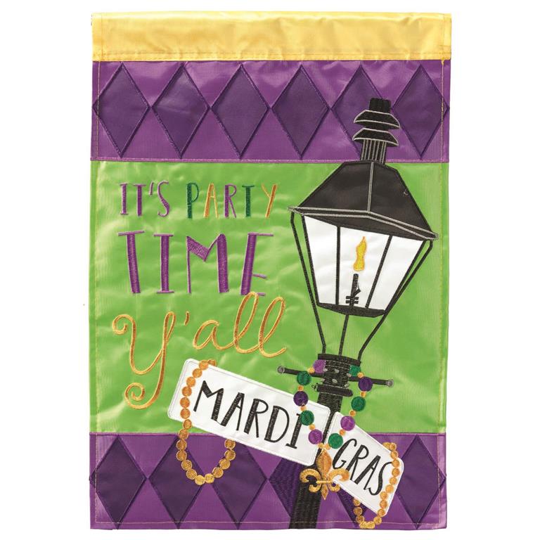 29 x 42 It's Party Time Yall Lamp Flag
