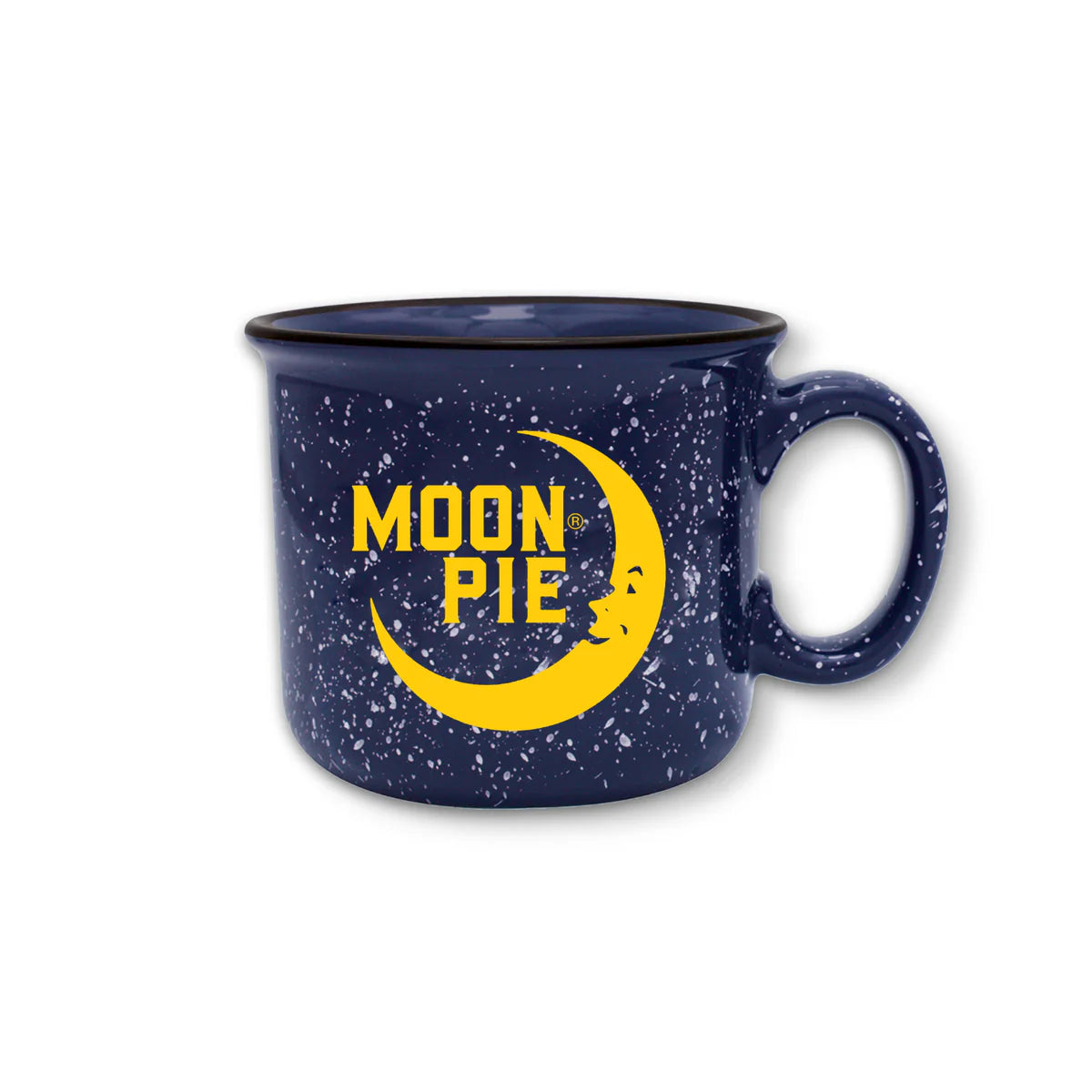 MoonPie Navy 1/2 Moon Mug