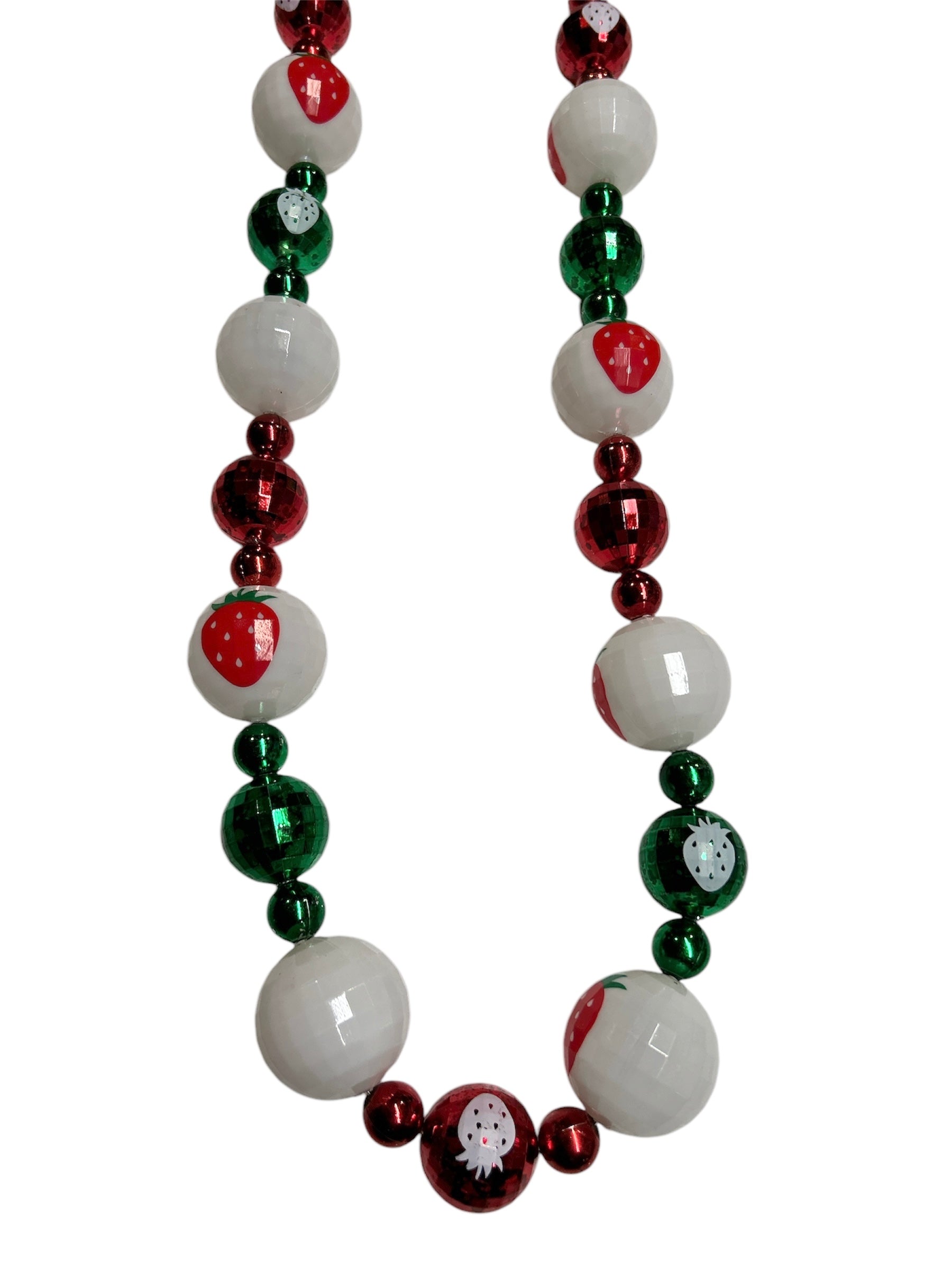 42" LU Strawberry Disco Bead