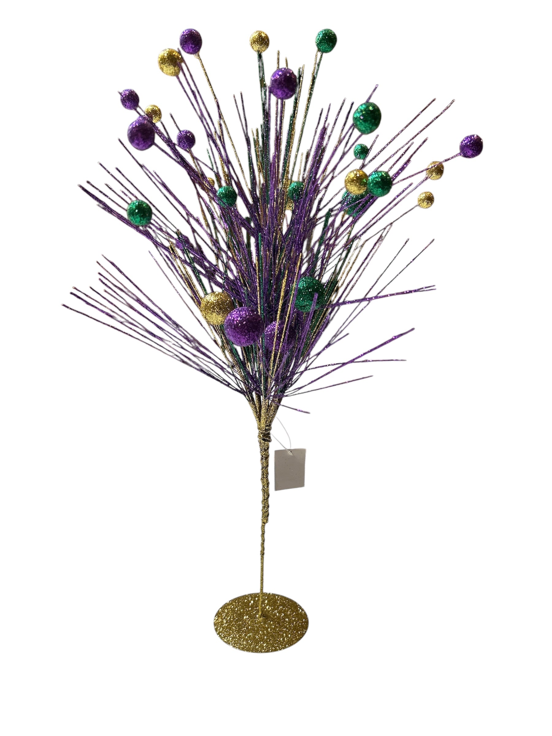 24" Glitter Ball Tree