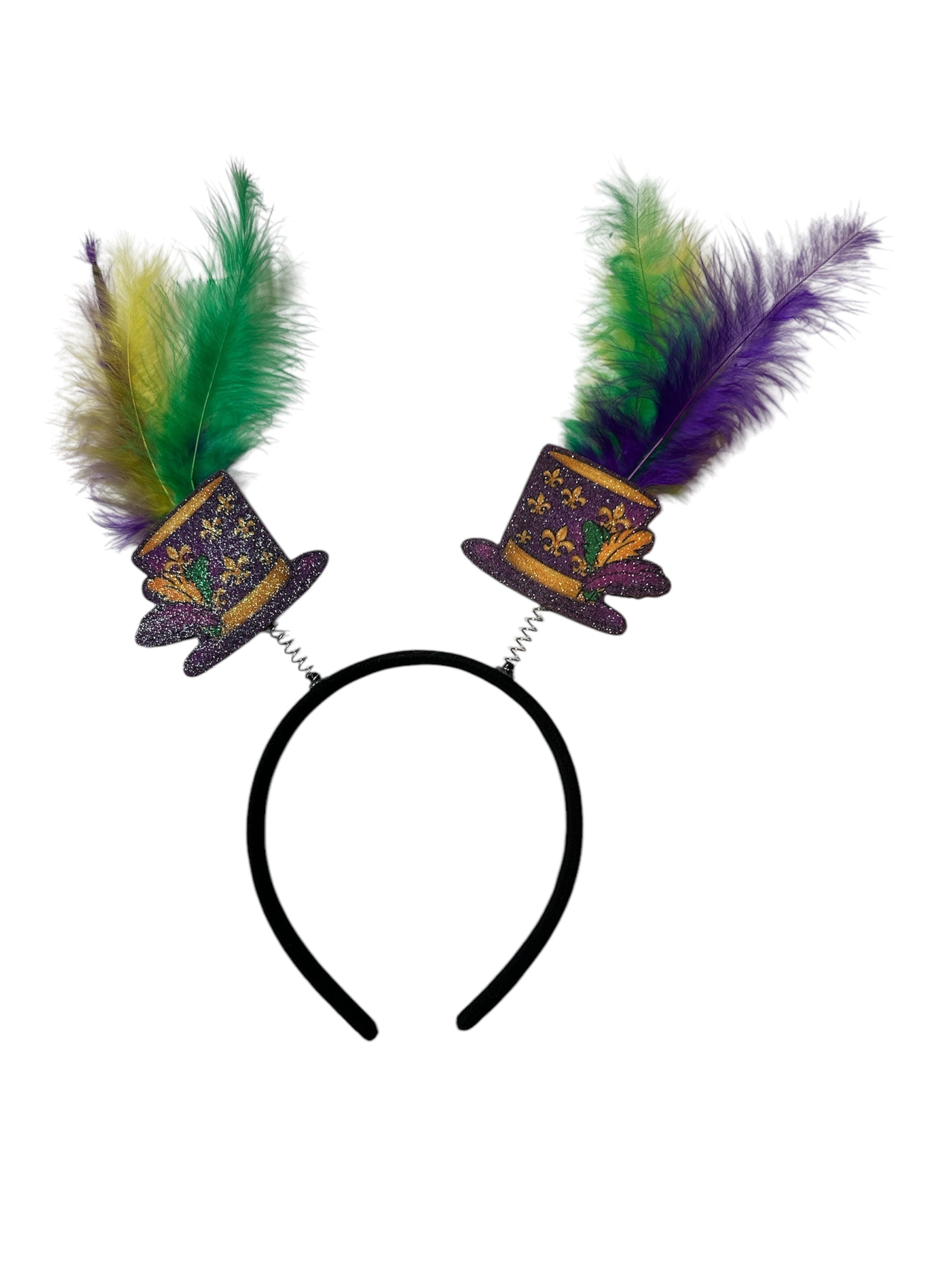 Mardi Gras Headband W/ FDL Hat