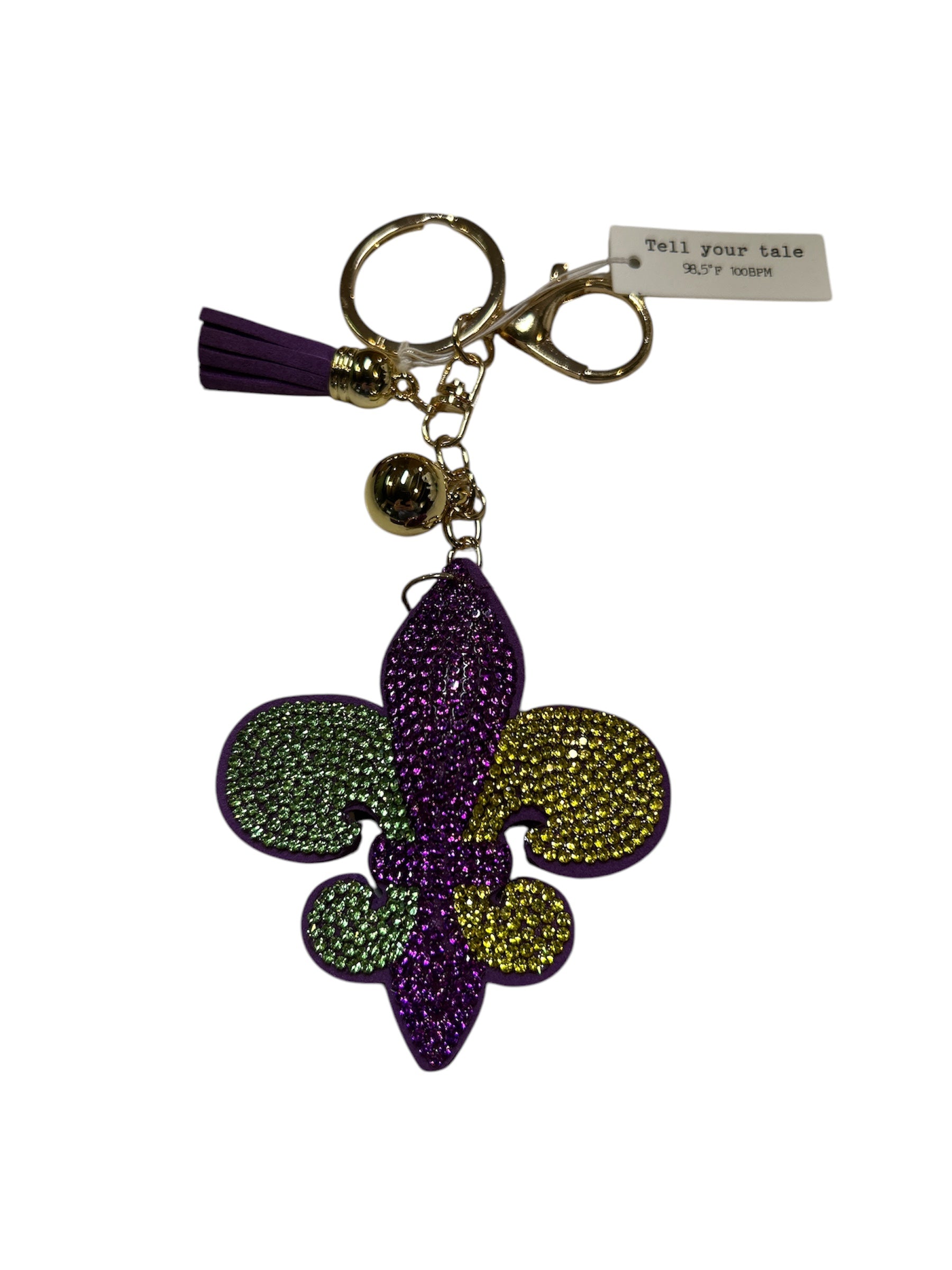 MG Rhinestone FDL Key Chain