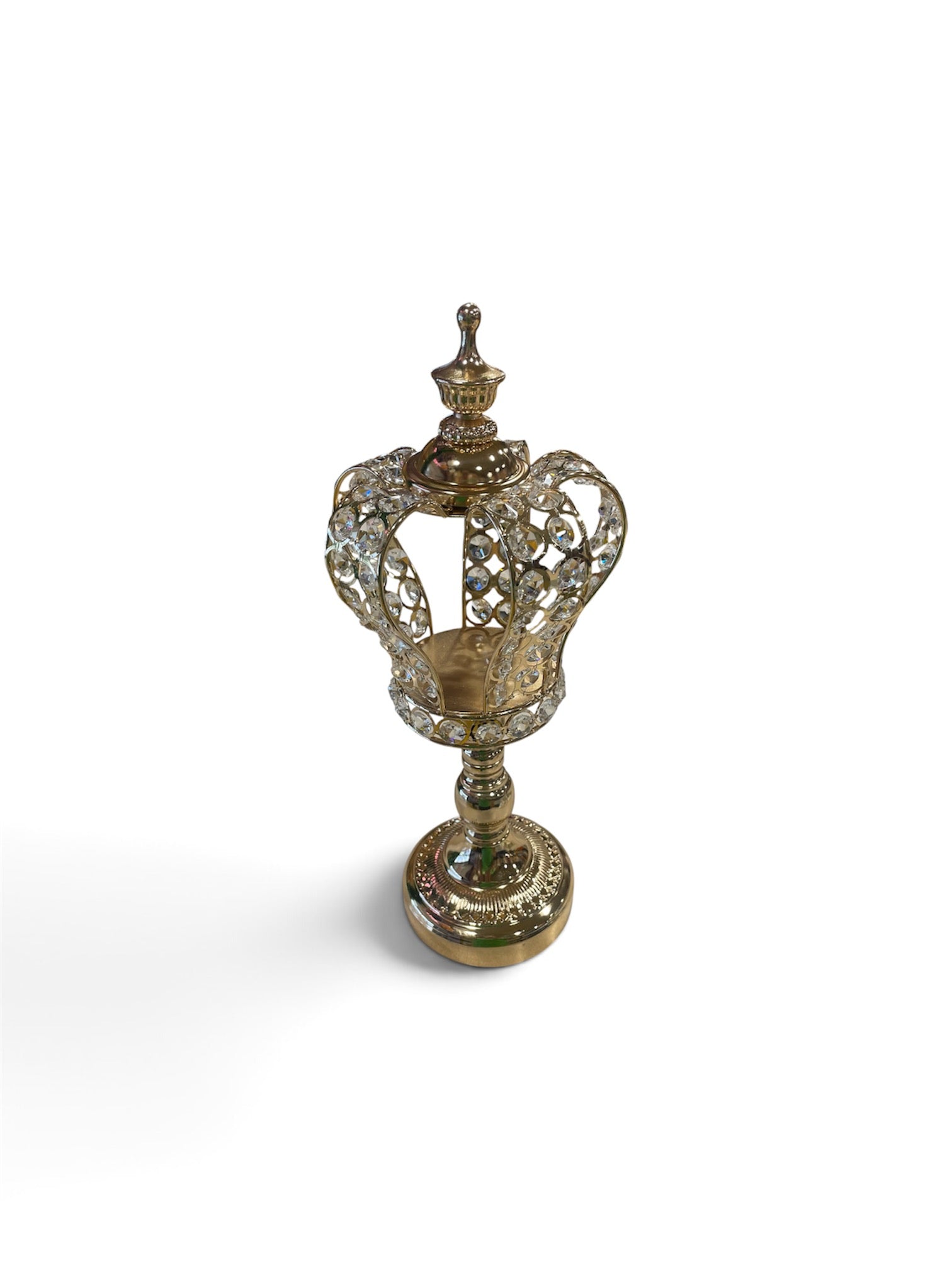 15.5" x 6.25" Crystal Crown Centerpiece