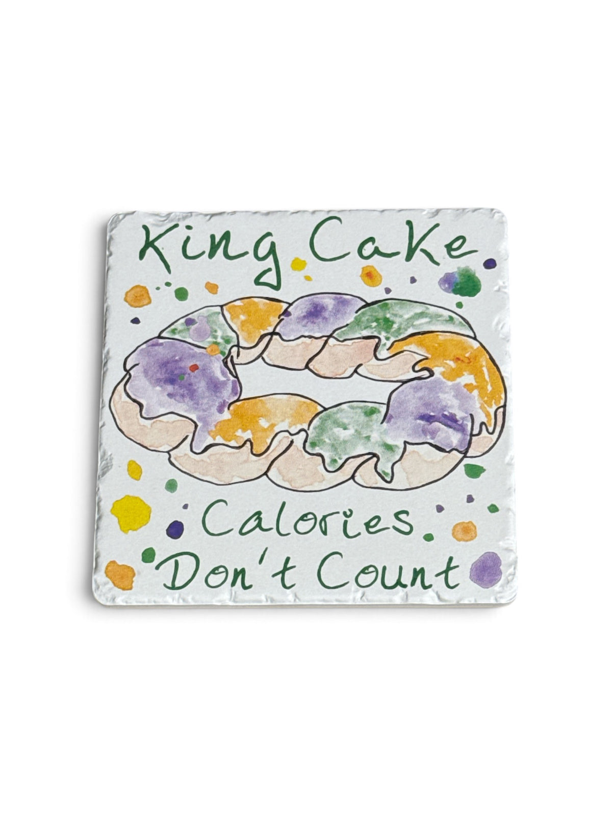 Mardi Gras King Cake Trivet