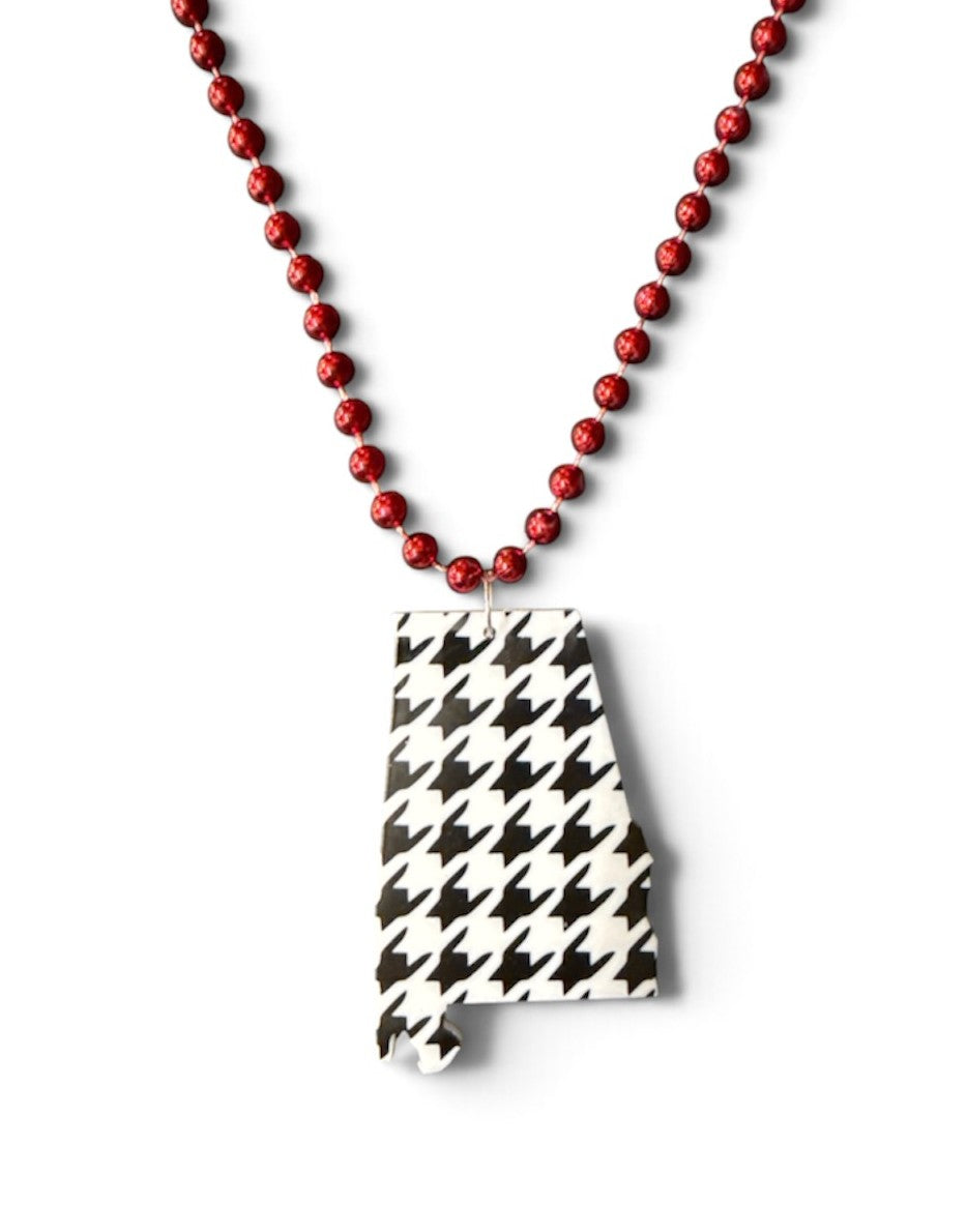 33" Alabama Houndstooth Bead