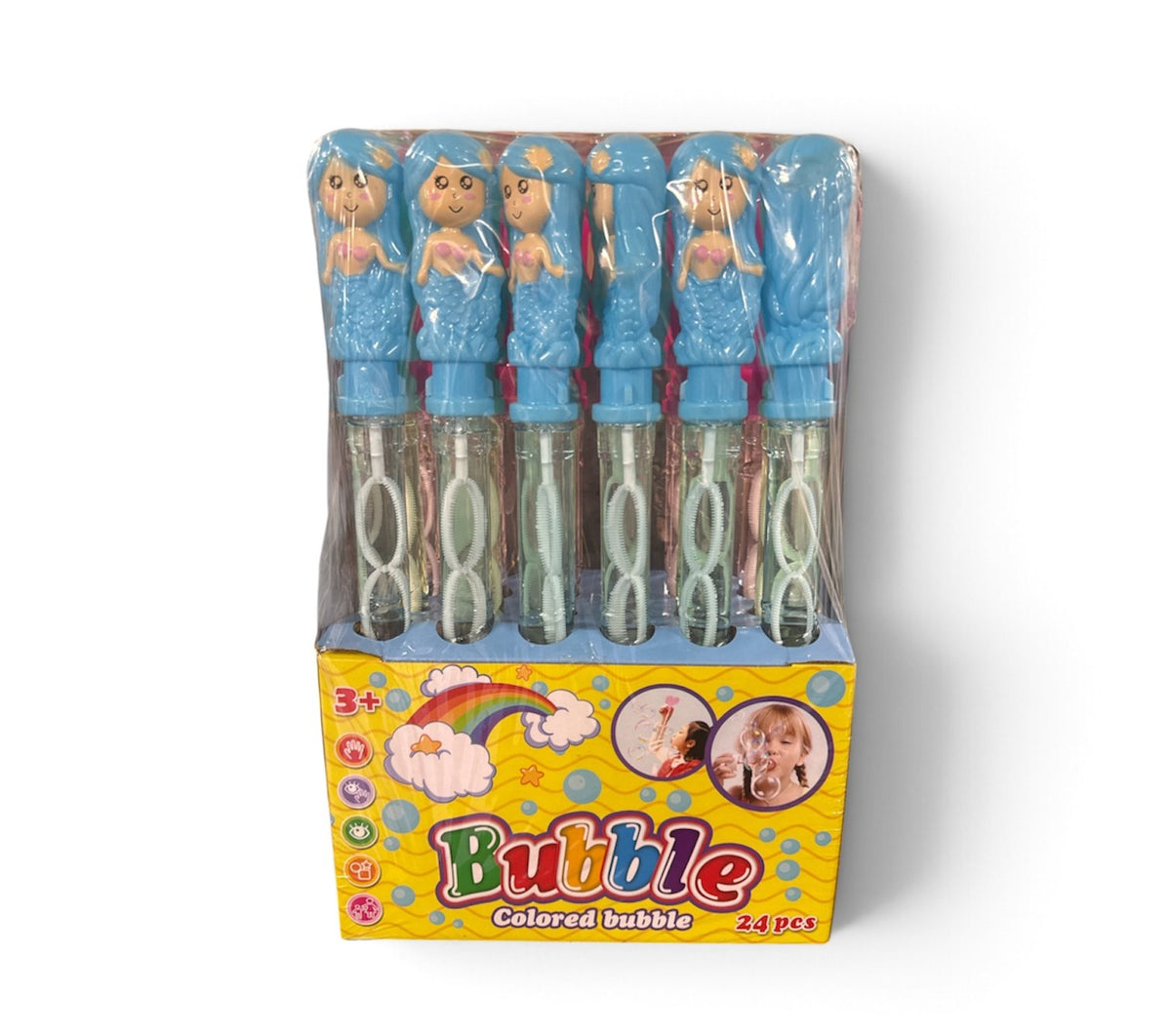 14.5" Mermaid Bubble Wand 24pc