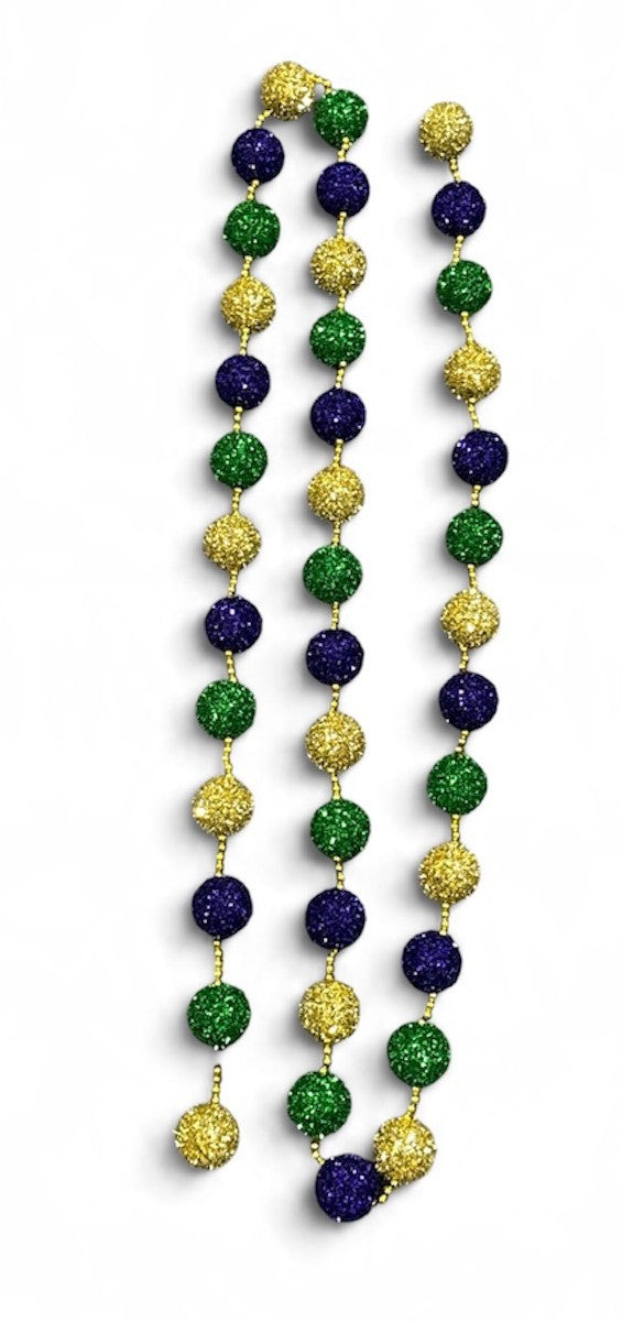 9' PGG Tinsel Ball Garland pc