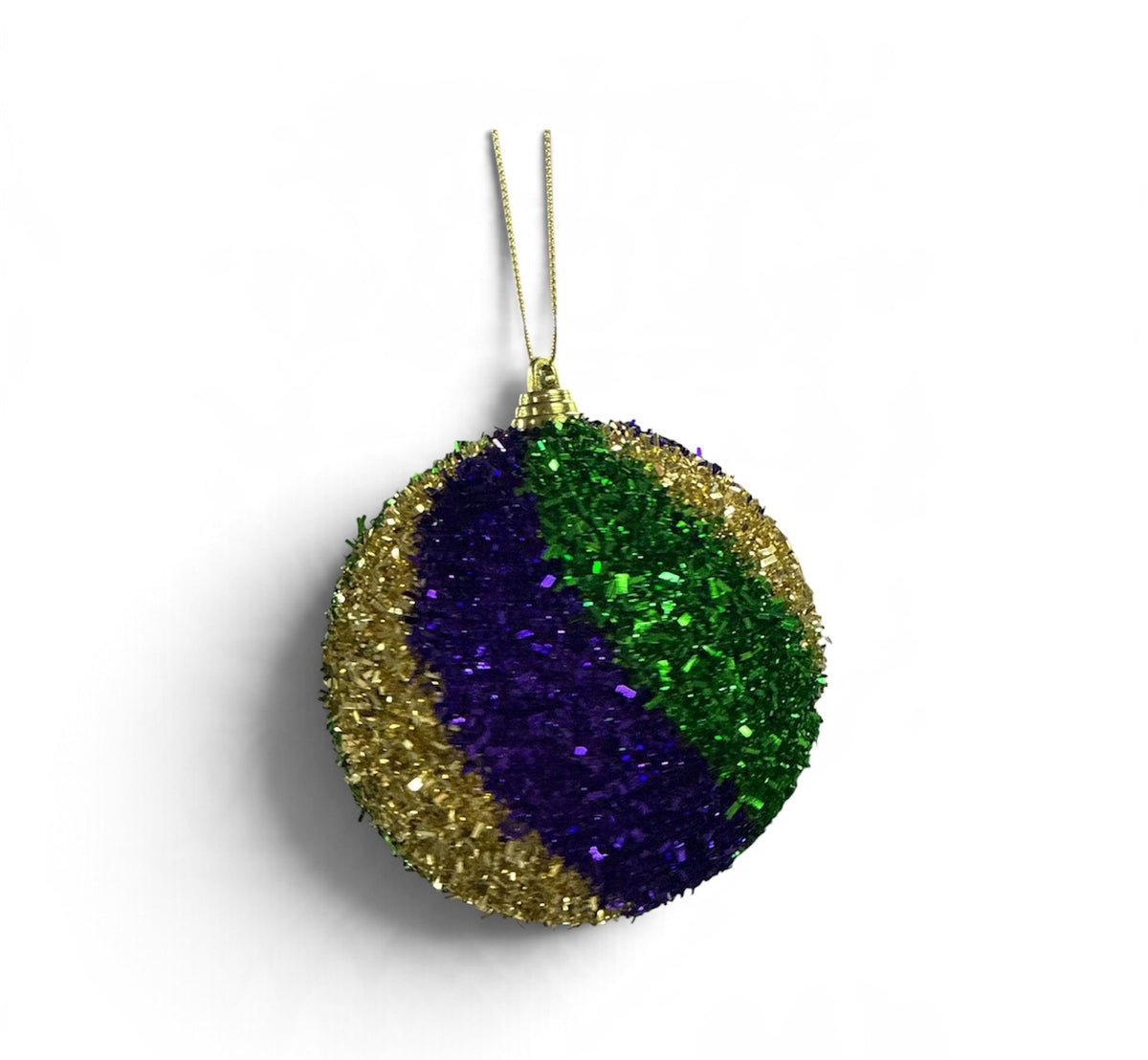 4" PGG Glitter Swirl Ornament pc