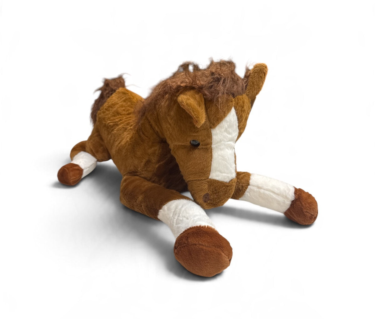32" Brown Horse Plush pc
