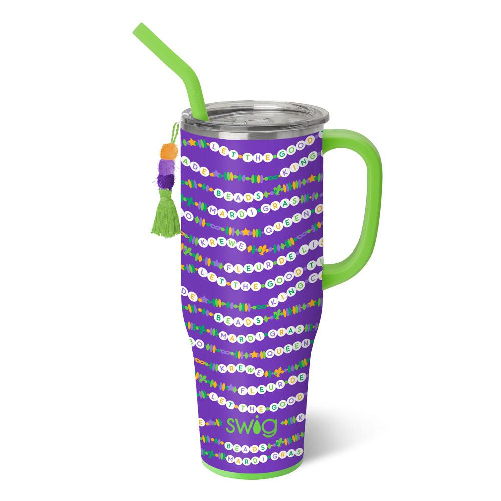 40 oz Swig Mardi Gras Era Mega Mug