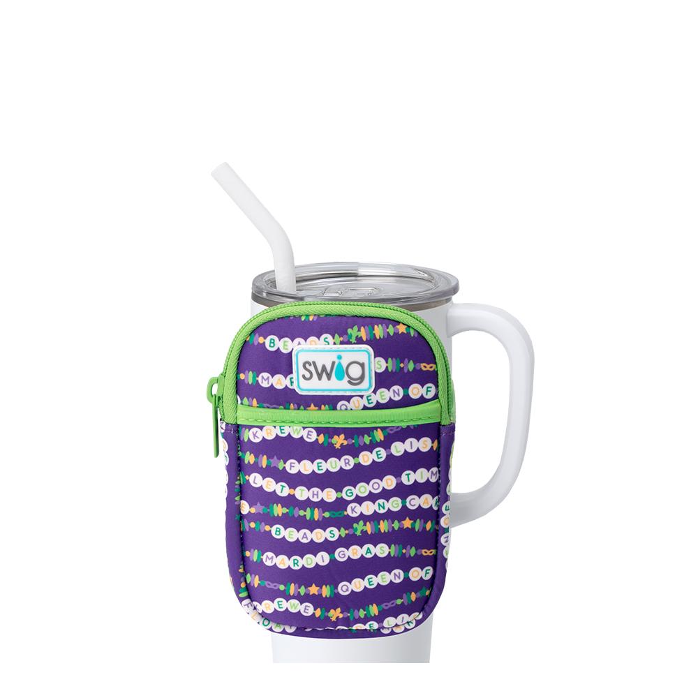 Mardi Gras Era Swig Mug Pouch