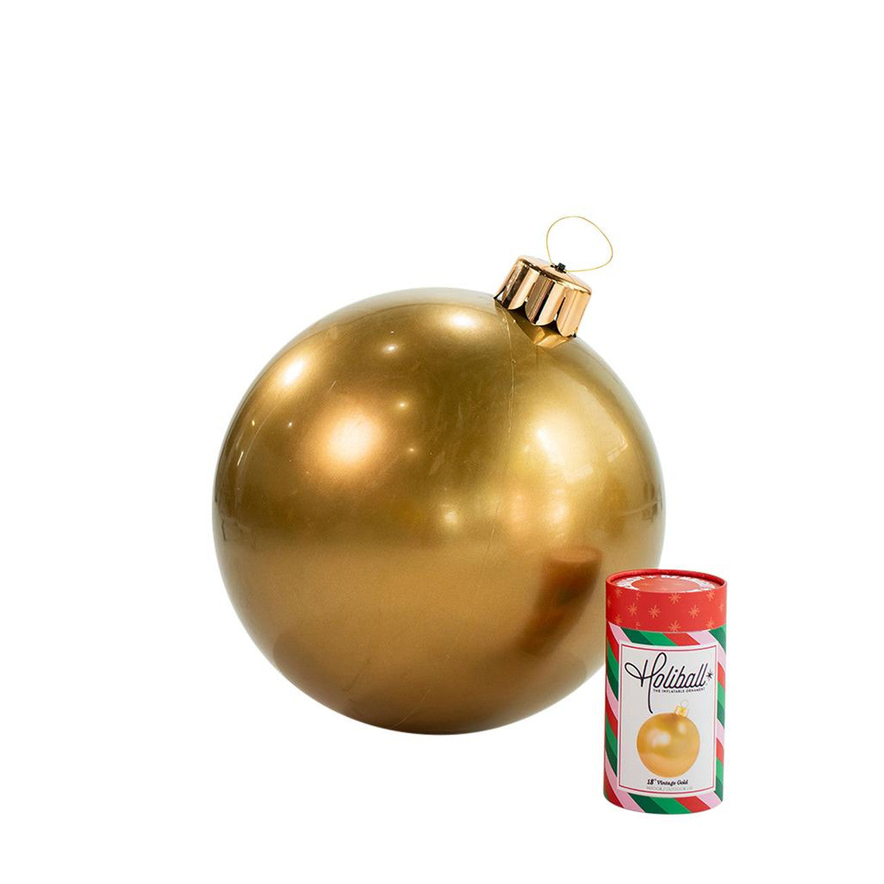18" Gold Holiball
