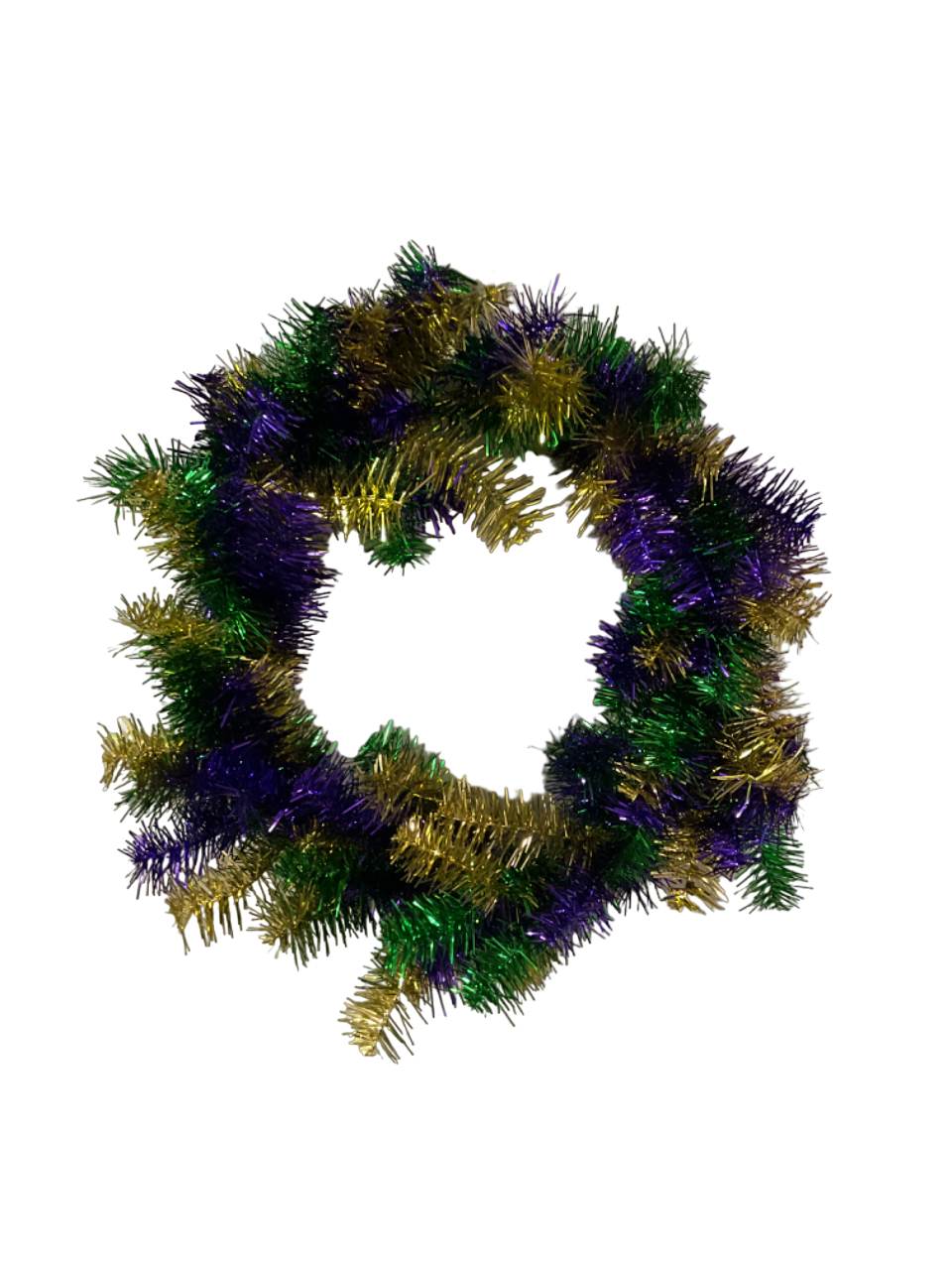 Purple, Green and Gold Branch Wreath