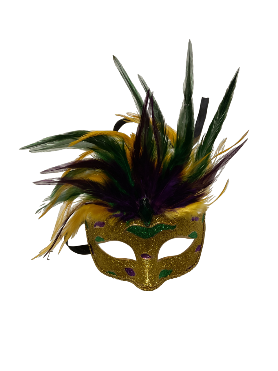 Gold Mask w/ PGG Feathers