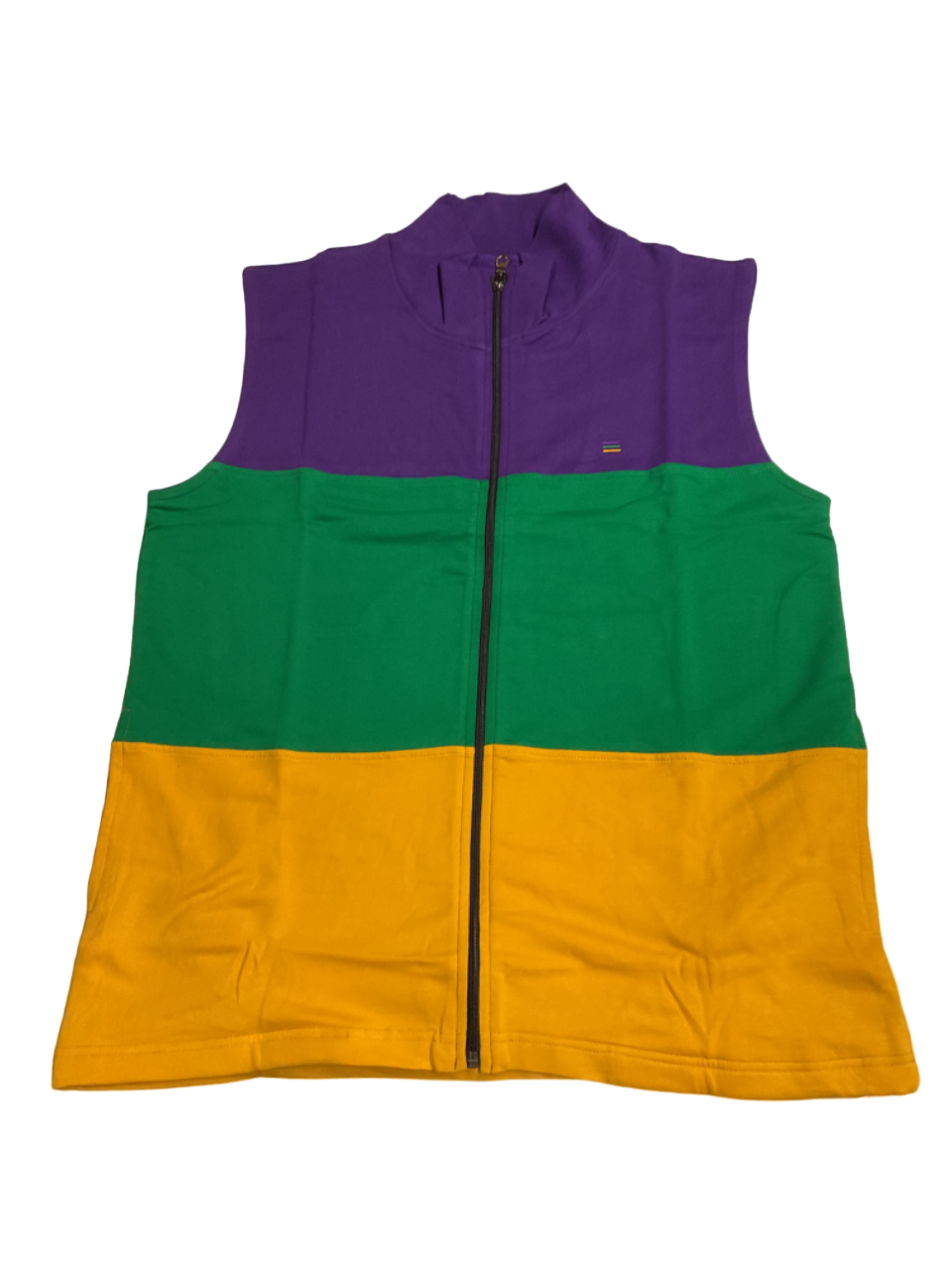 Rugby Adult Wide Panel Sleeveless Zip Up Vest
