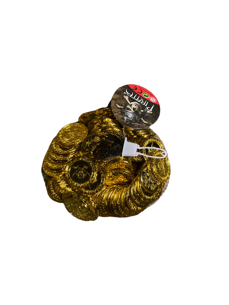 Gold Pirate Coins 100pc