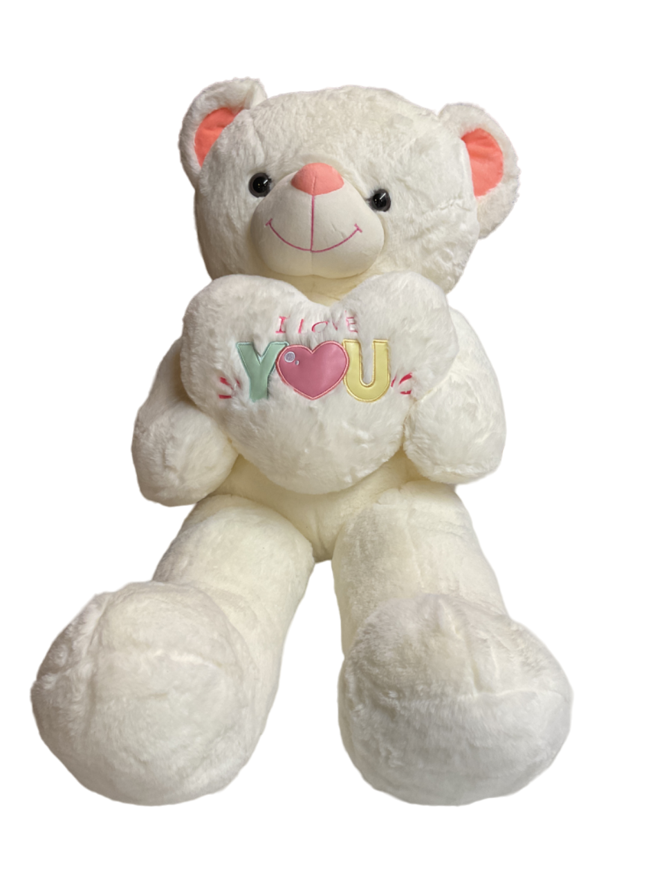 32" White Teddy Bear Plush