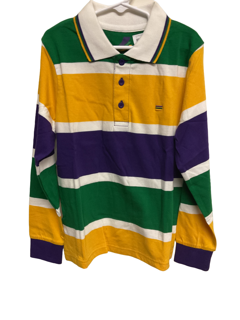 Thick Stripe Rugby Youth Long Sleeve