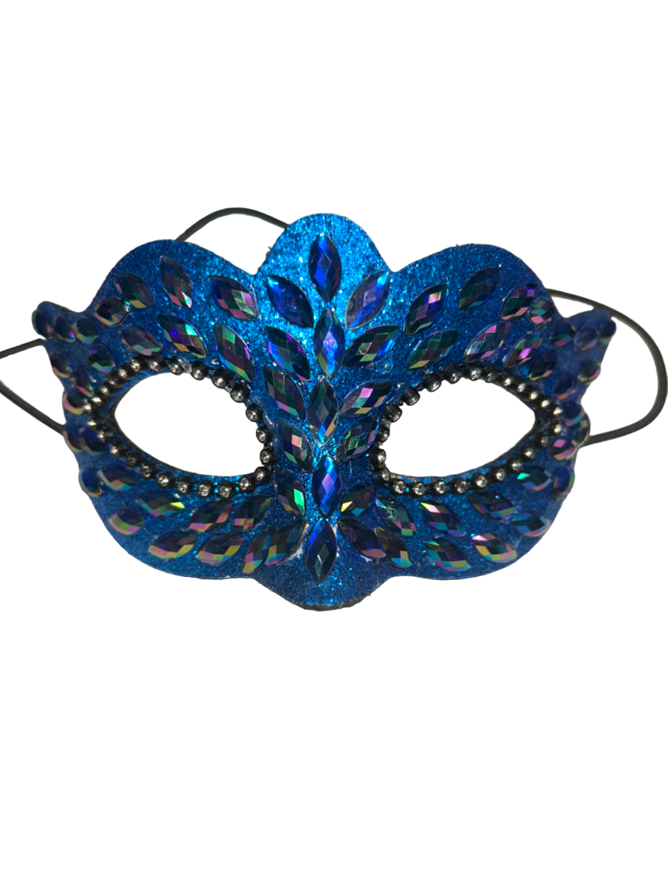 Mardi Gras Parade Mask & Feathers Black – Timeless Treasures