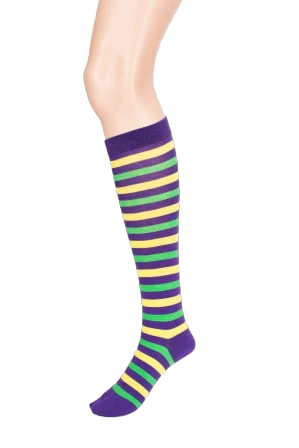 PGG Striped Knee Socks