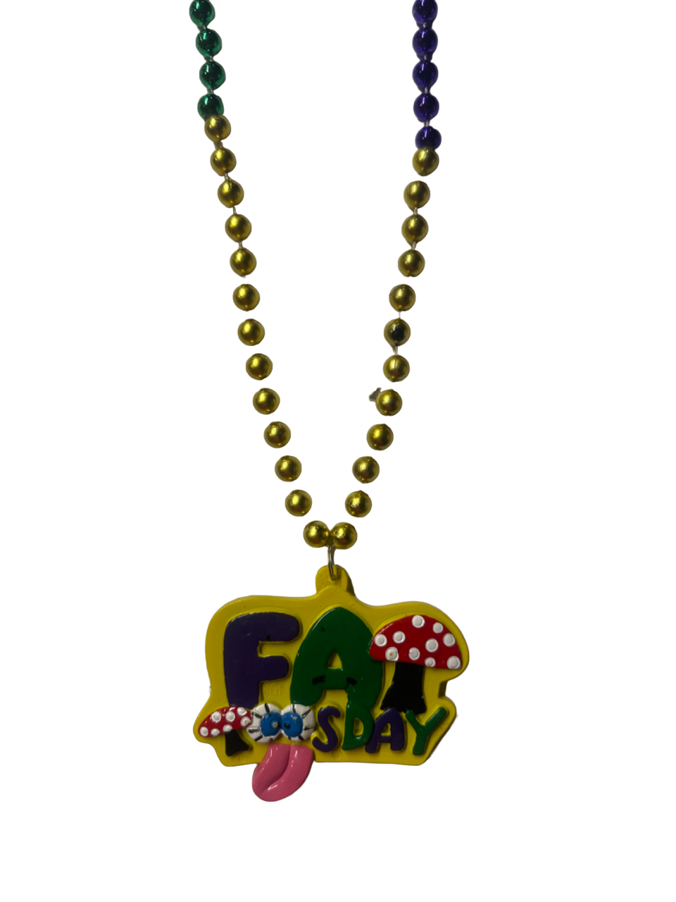 36" 10mm Fat Tuesday Beads