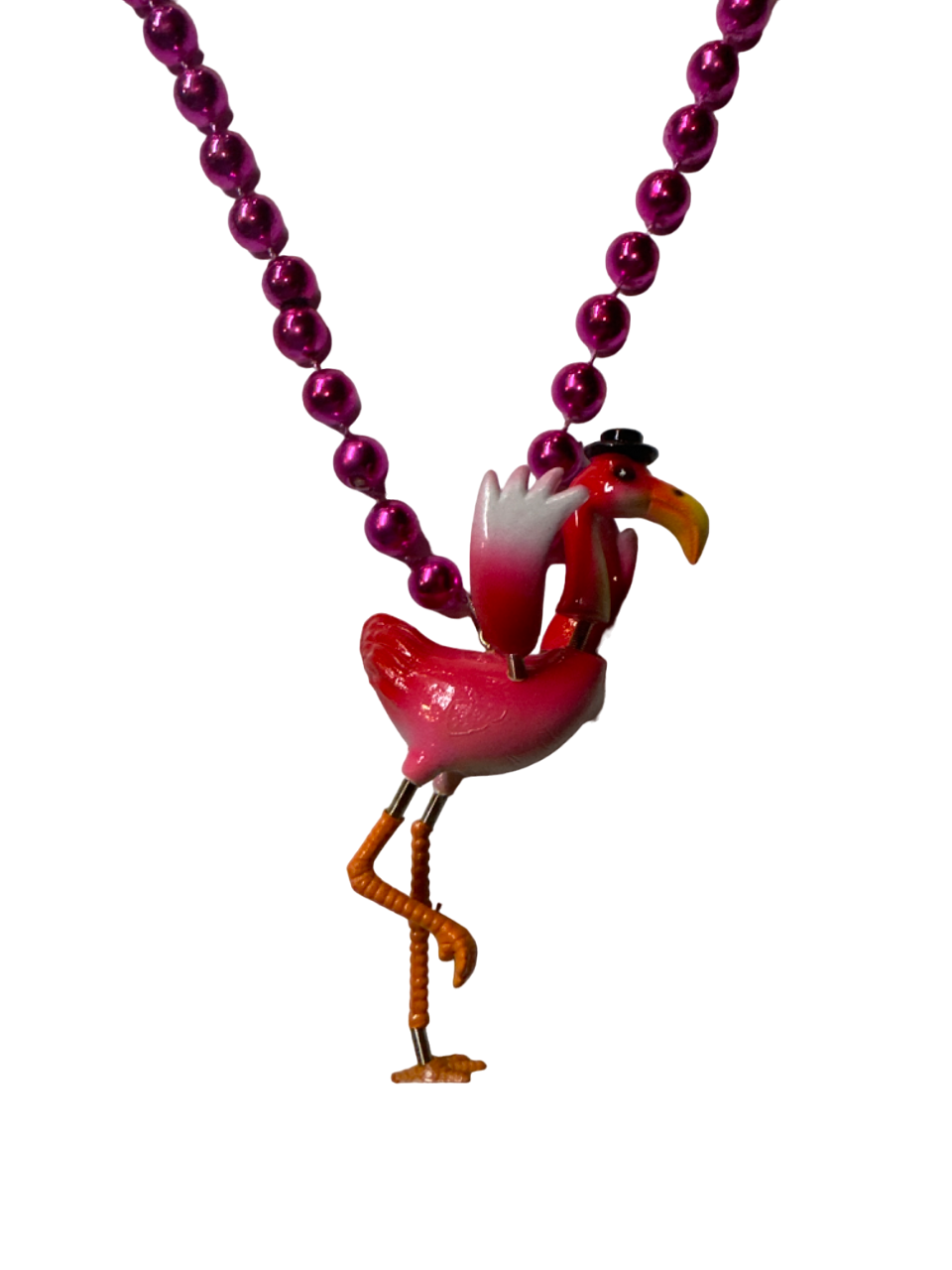 36" Bobble Flamingo Beads