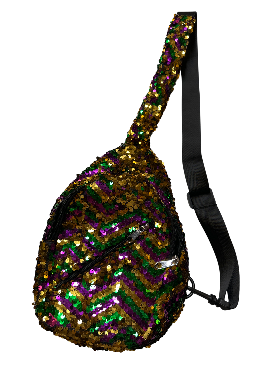 PGG Chevron Sequin Backpack