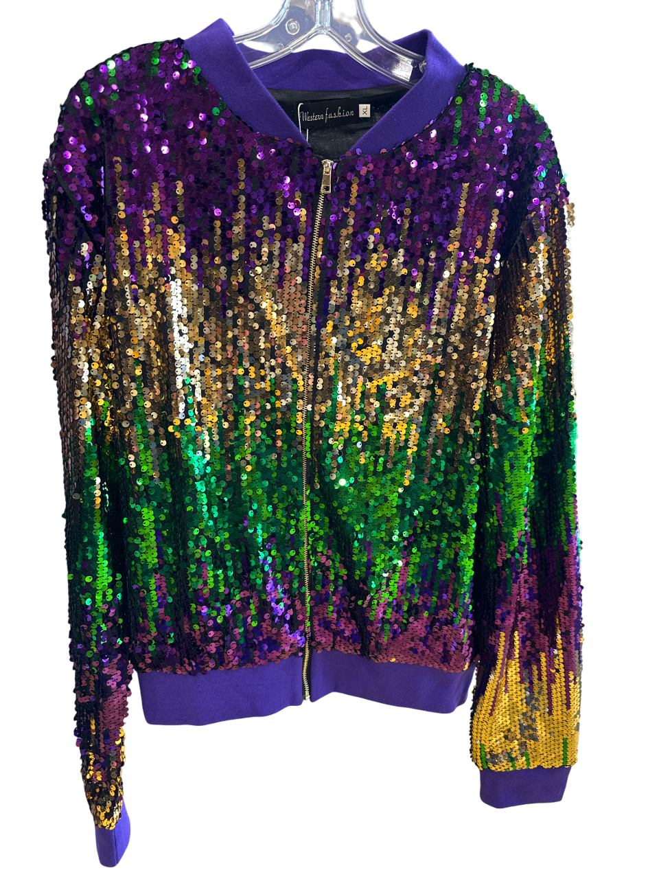 Mardi Gras Sequin Jacket