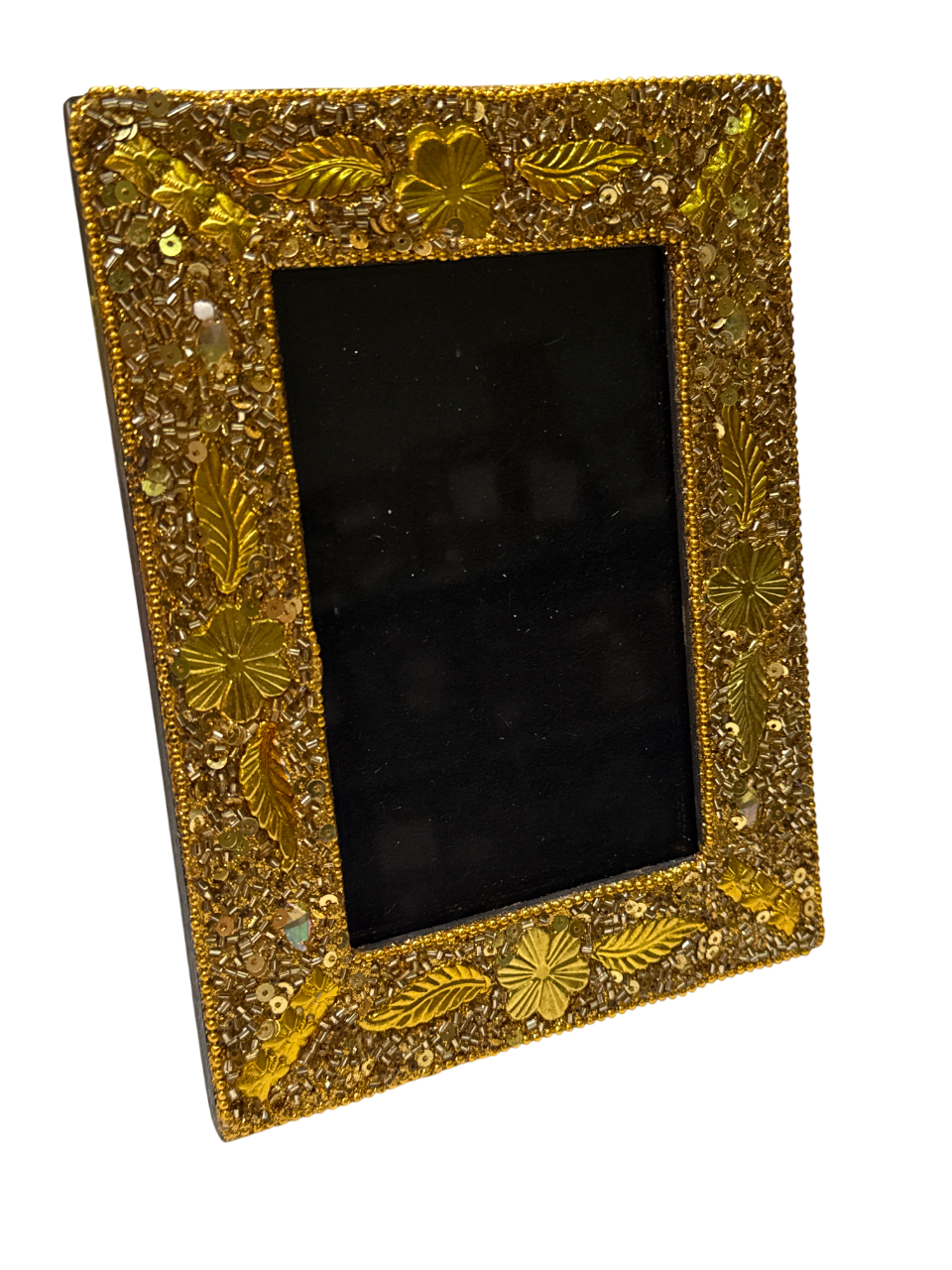 4" x 6" Gold Leaves Frame