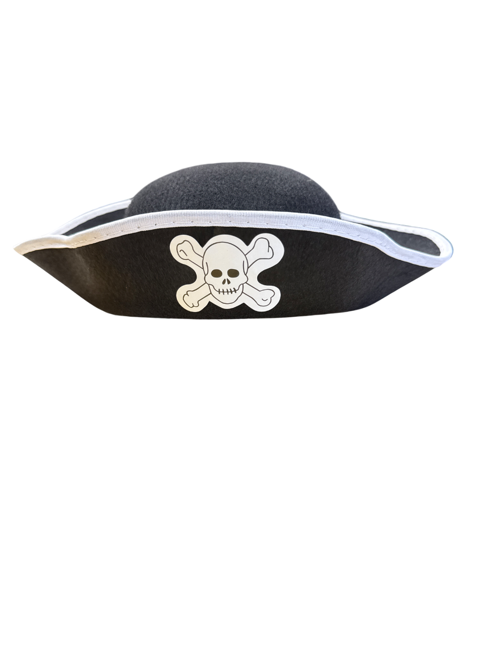 Children's Felt Pirate Hat W/ Skull & Crossbones