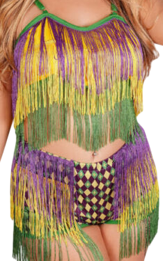 Mardi Gras Fringe Tassel Set