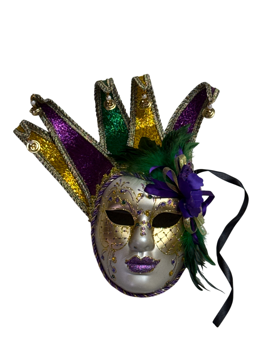 Lady's Big Jester Mask