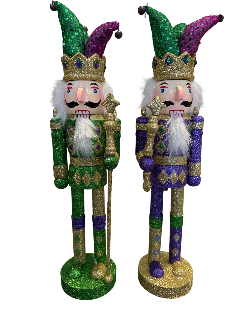 16" Glitter Mardi Gras Nutcracker