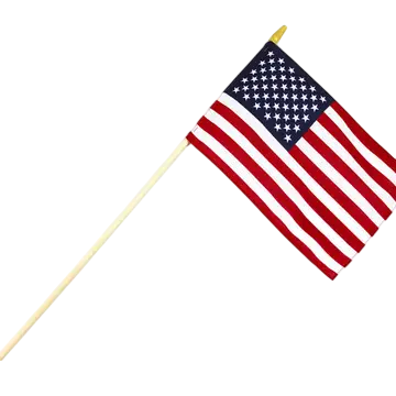 4" x 6" American Flag on Stick