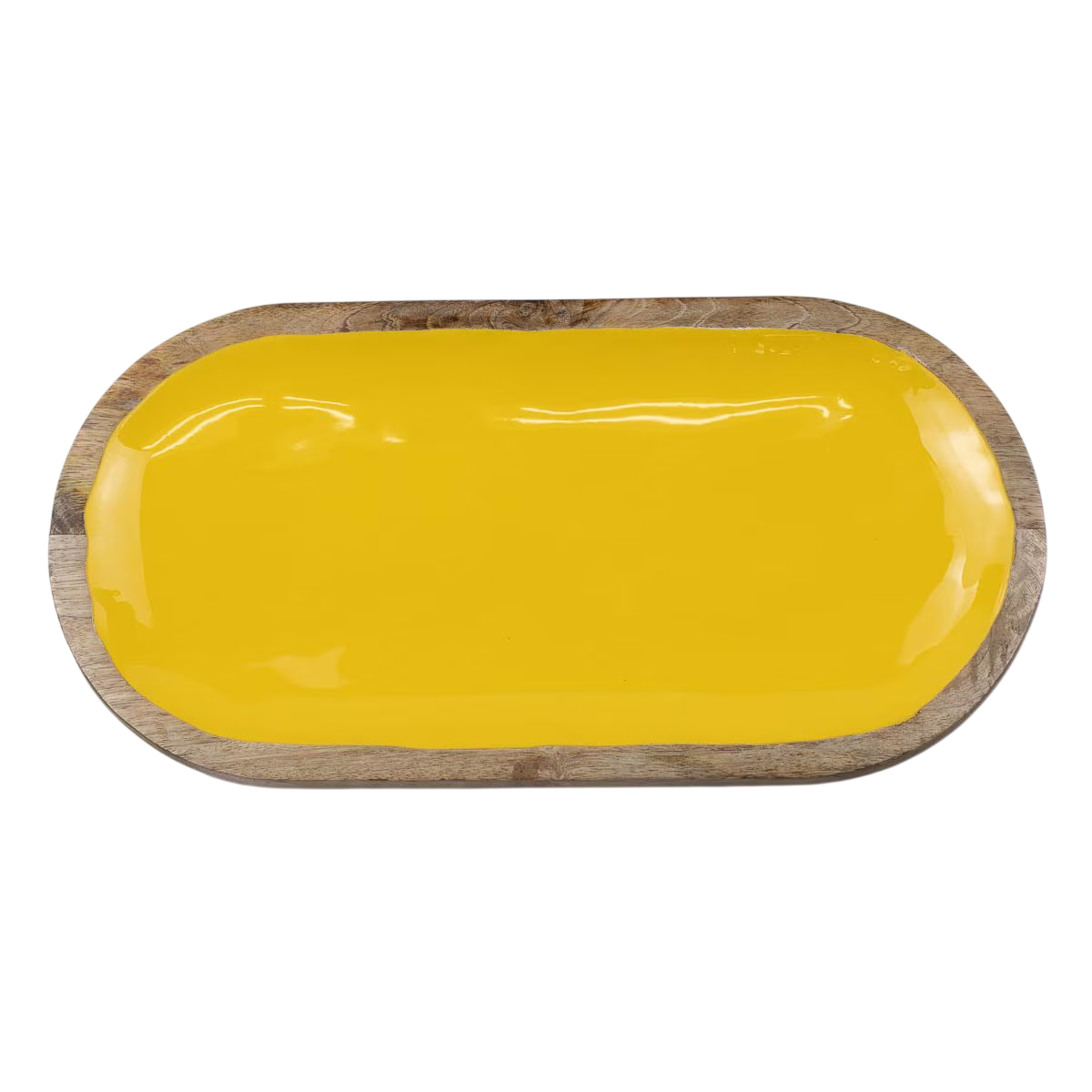 15.75" x 8" x 1" Yellow Hogan Serving Tray