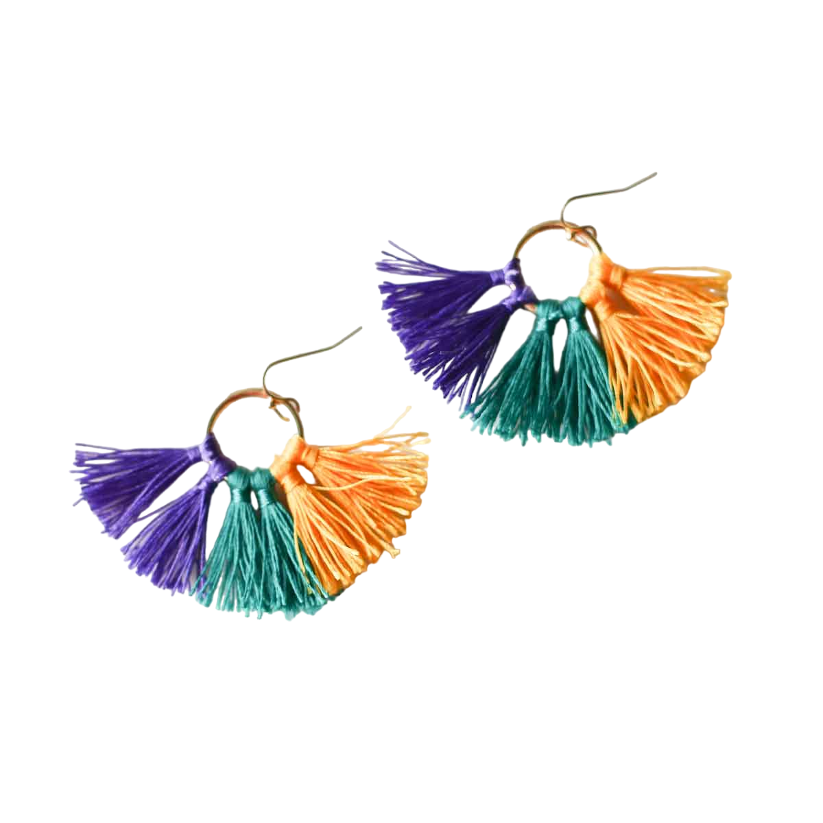 1.5" PGG Bon Temps Tassel Earrings