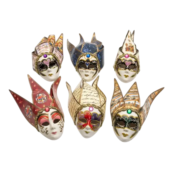 7" Mini Venetian Decor Mask
