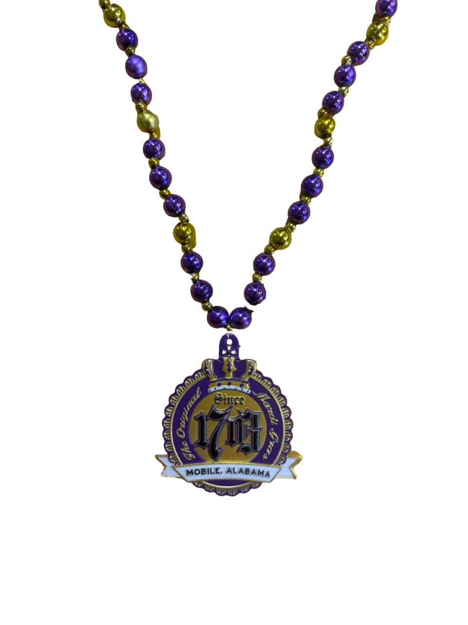 36" Original Mardi Gras 1703 Medallion Bead