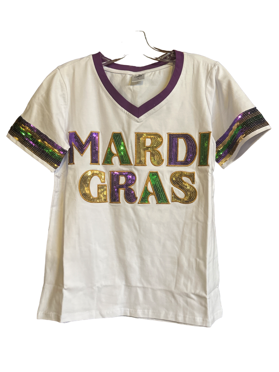 Mardi Gras Sequin Shirt