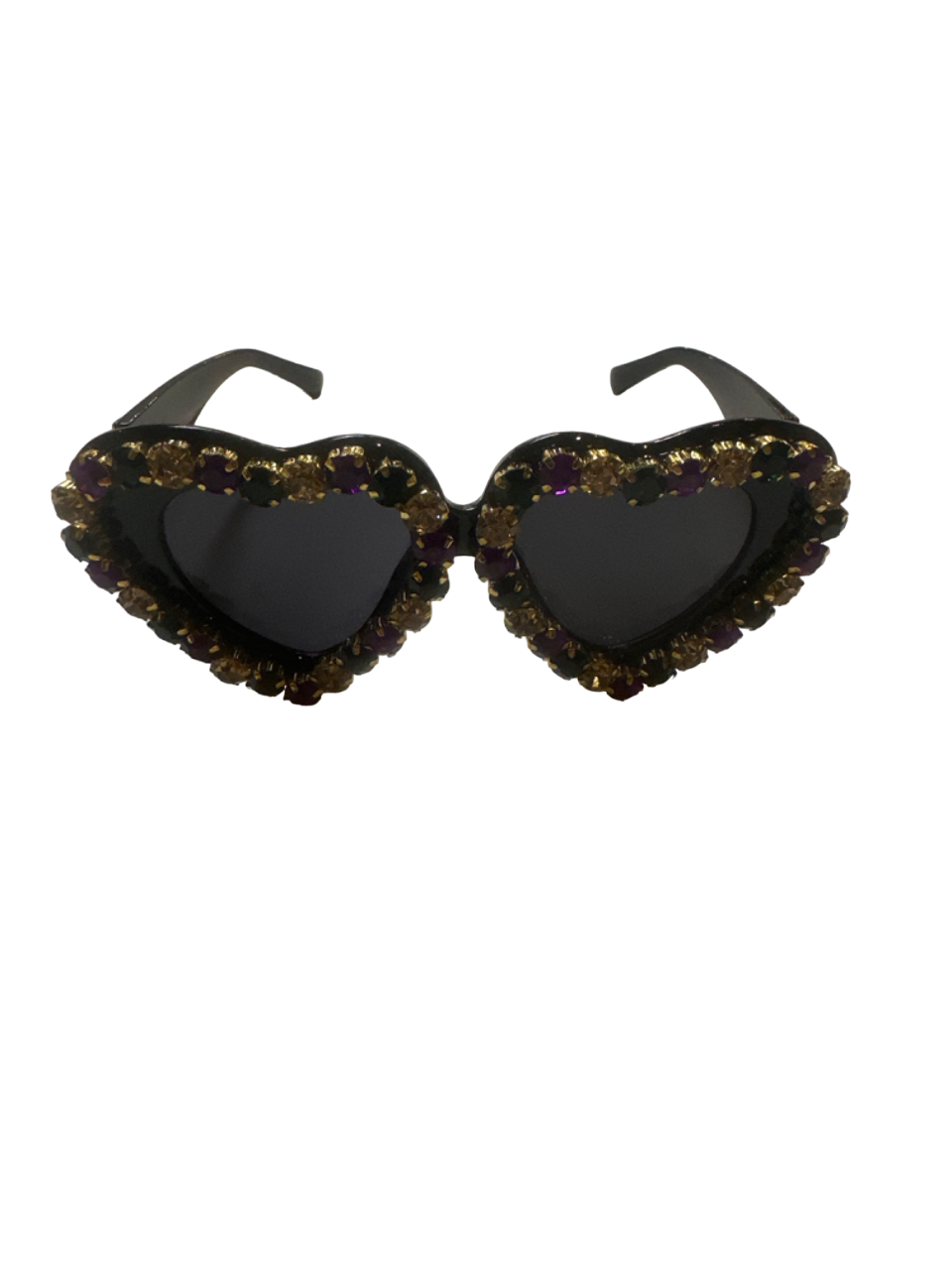 Mardi Gras Heart Sunglasses