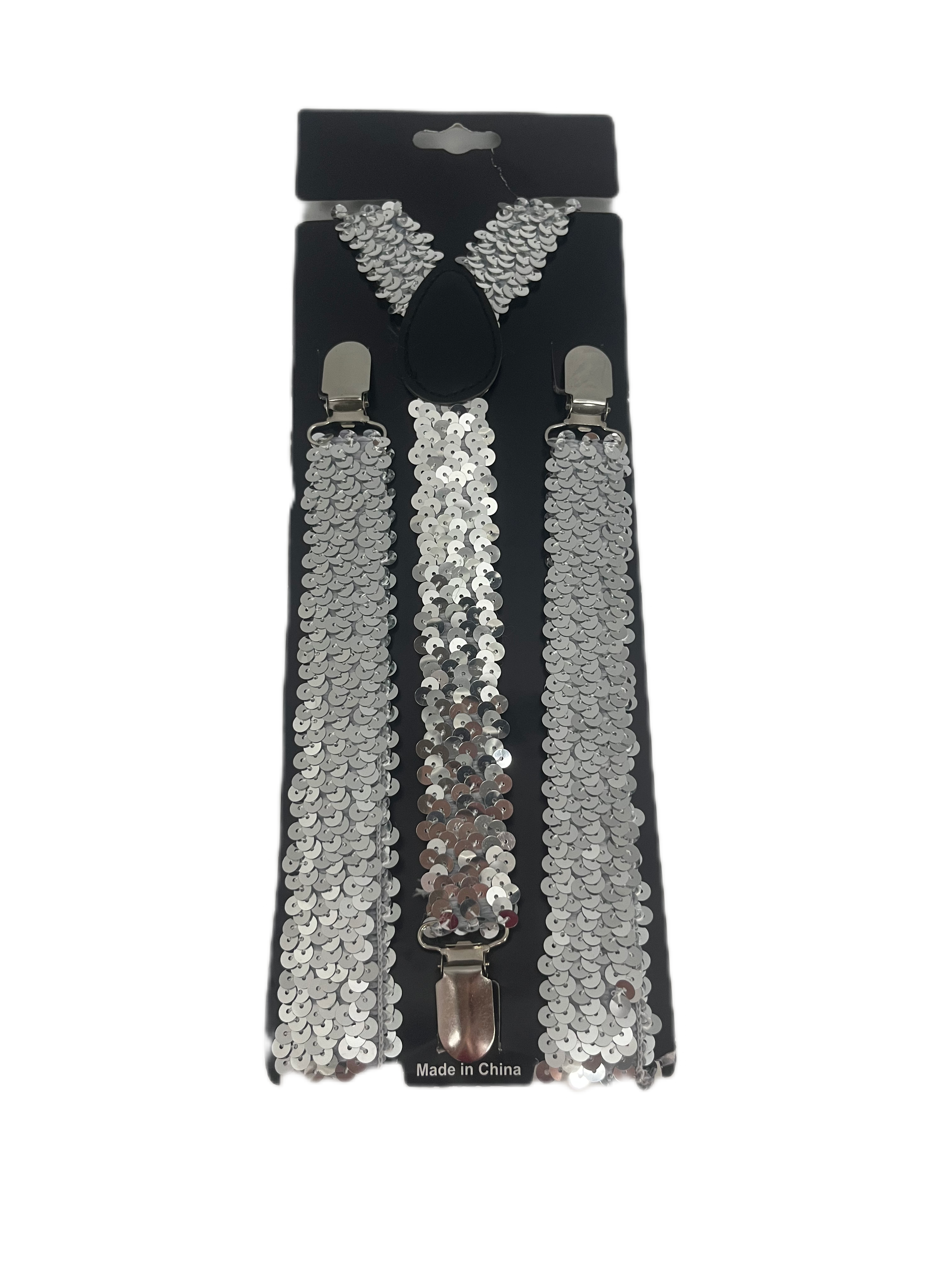 SL Sequin Suspenders