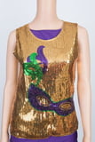 PGG Sequin Party Top with Mask