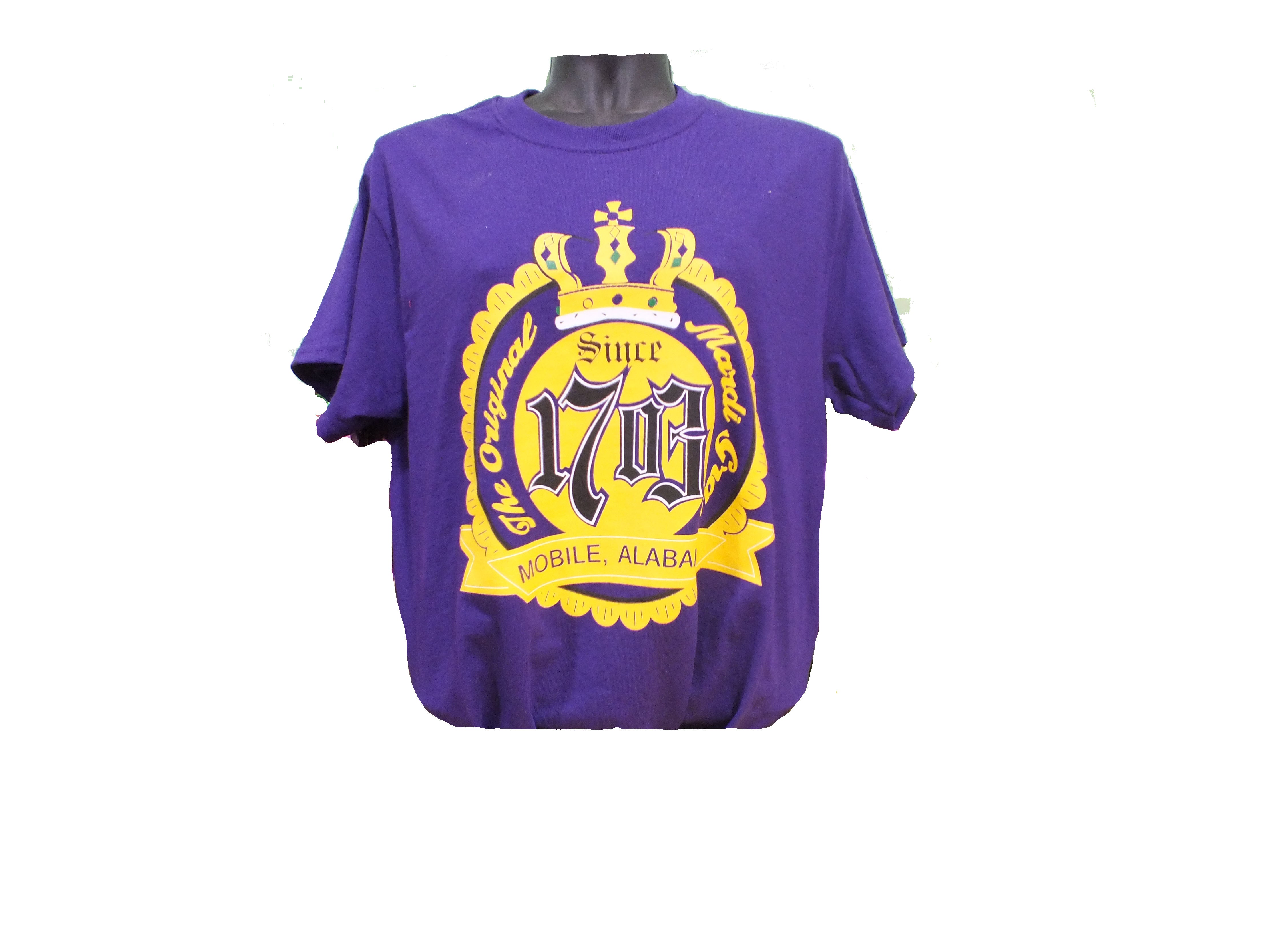 1703 Short Sleeve Purple T Shirt