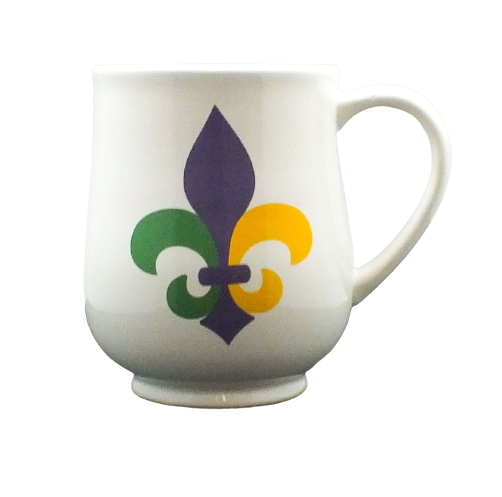 Mardi Gras Fleur de Lis Coffee Mug 