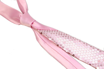 Pink Sequin Tie