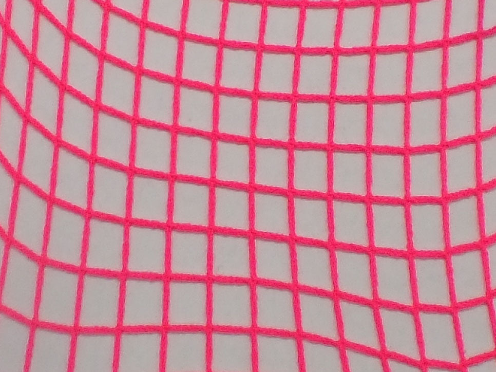 Neon Pink Fishnet Pantyhose